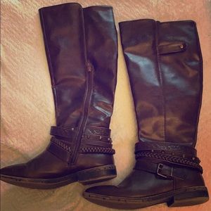 Super cute brown calf boots